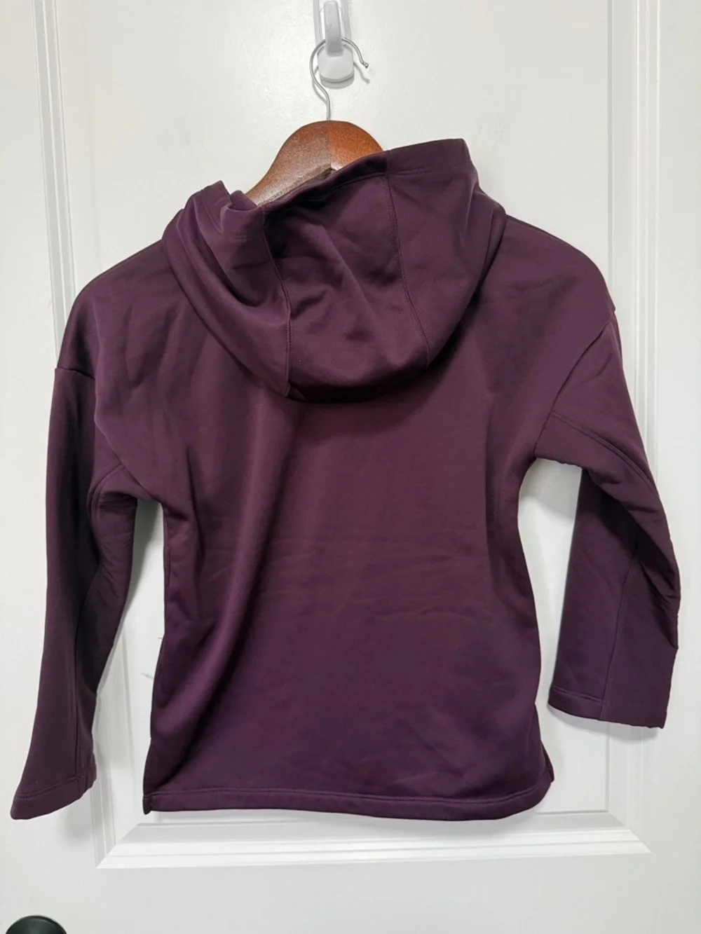 Under Armour Girls Loose Fit ColdGear Long Sleeve Zip Up Purple size YSM
